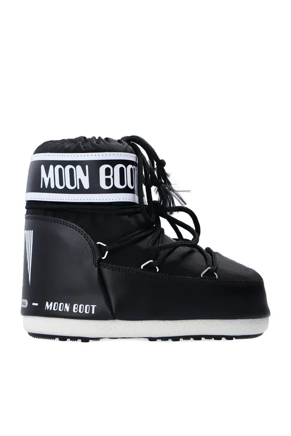 Moon Boot Kids Boots for Girls, Black, 33-35