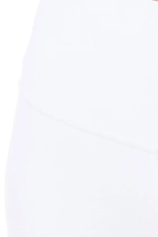 Alo High Waist Airbrush Capris (White) Women's Capri