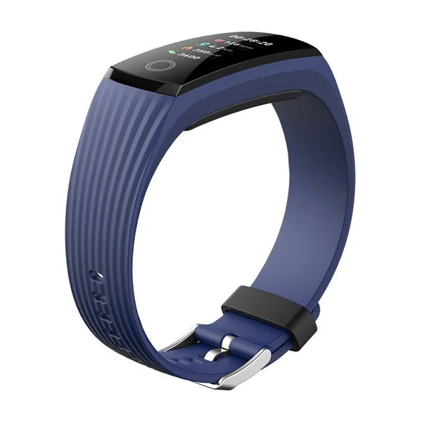 Genius Fit Watch Multifunctional Water-Proof Smart Watch GPS, Fitness, Sleep & Health Monitor Blue