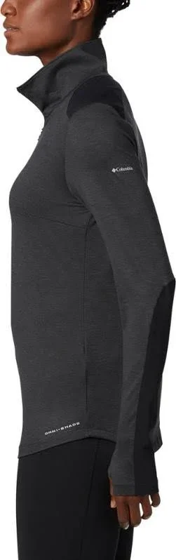 Columbia Women's Place to Place 1/2-Zip Shirt Black Xs