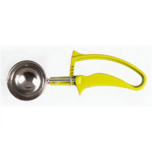 1 5/8 oz Disher, Number 20 Yellow, Easy Grip Handle, 6 Packs