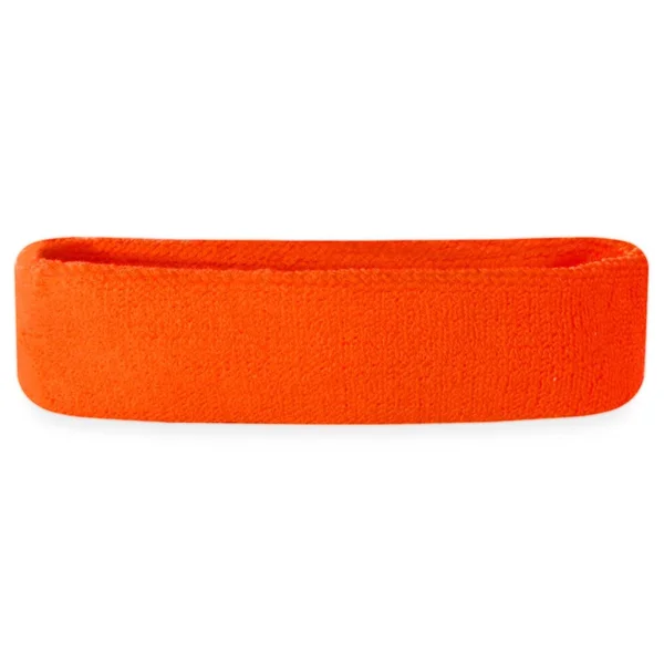 Bulk Suddora Headbands - Sweatbands (20 Pack), Orange