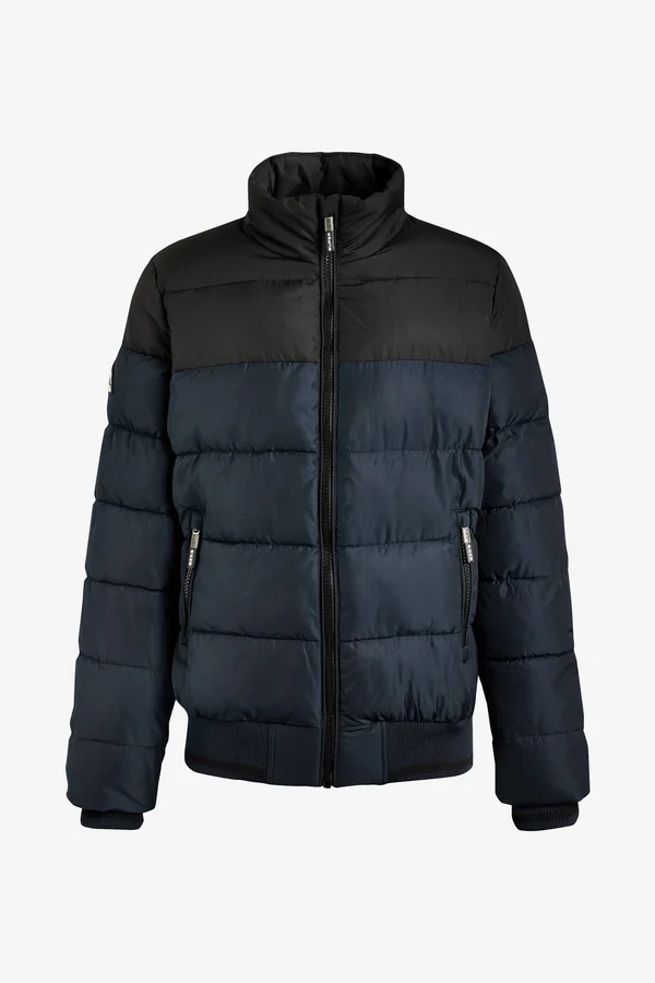 Superdry Track Sports Puffer Jacket - Eclipse Navy