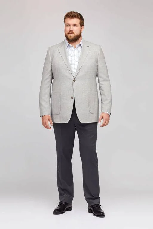 Bonobos Unconstructed Italian Wool Blazer - Gray - Formal Jackets