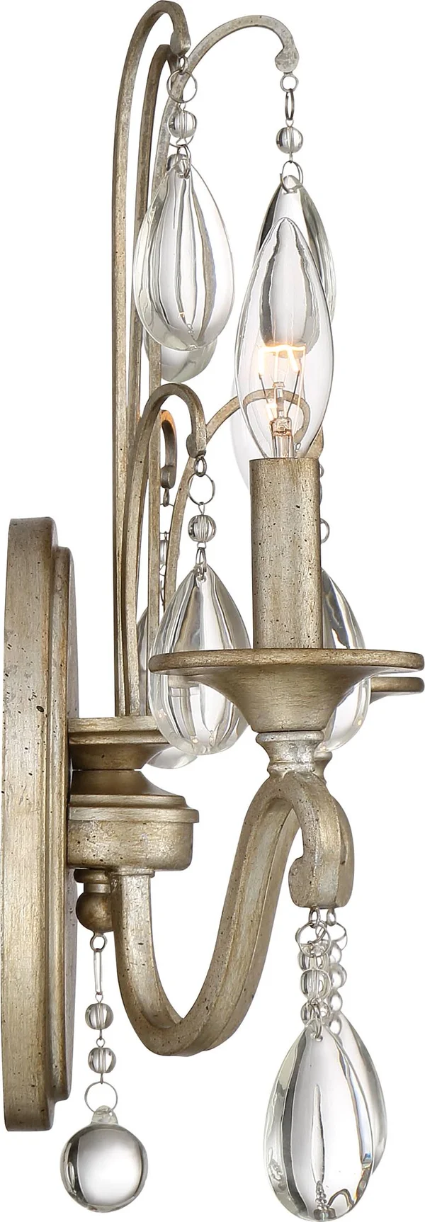 Quoizel REG8702VG Regent 2 Light Wall Sconce Vintage Gold