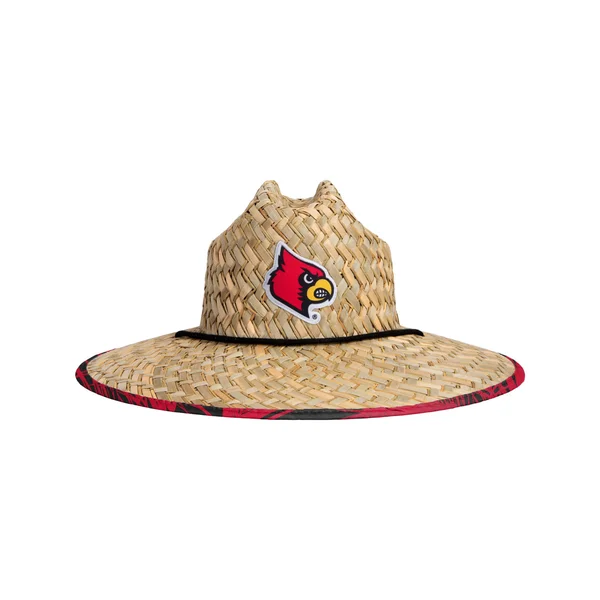 Louisville Cardinals Floral Straw Hat
