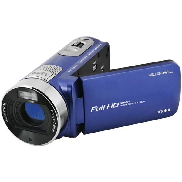 Bell+howell 20.0-Megapixel 1080p Dv50hd Fun Flix Camcorder (Blue)