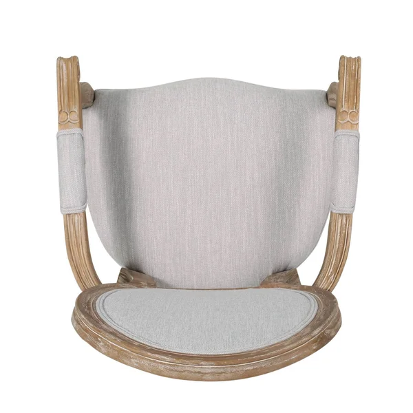 Set of 4 Judith French Country Wood Upholstered Dining Chairs Light Gray/Natural - Christopher Knight Home