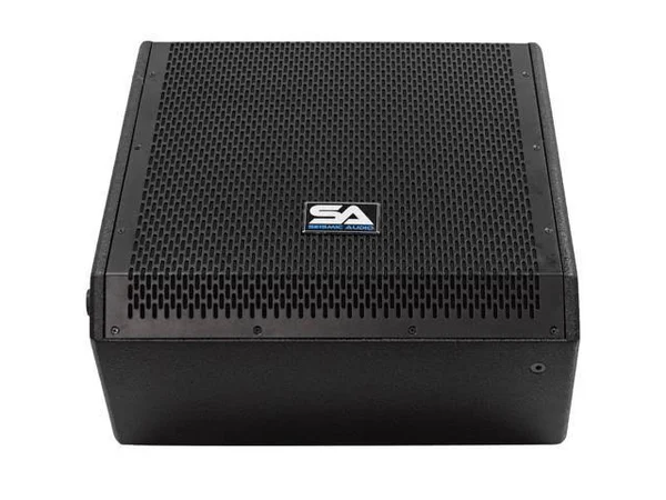 Seismic Audio Compact 12 inch 2-Way Coaxial Floor - Stage Monitor with Titanium Horn - 250W SAX-12M