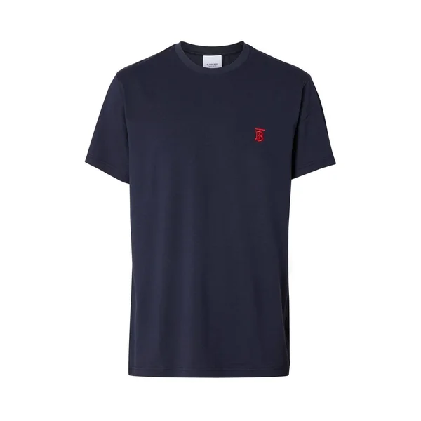Burberry Monogram Motif Cotton T-Shirt - Size: XXS, Navy