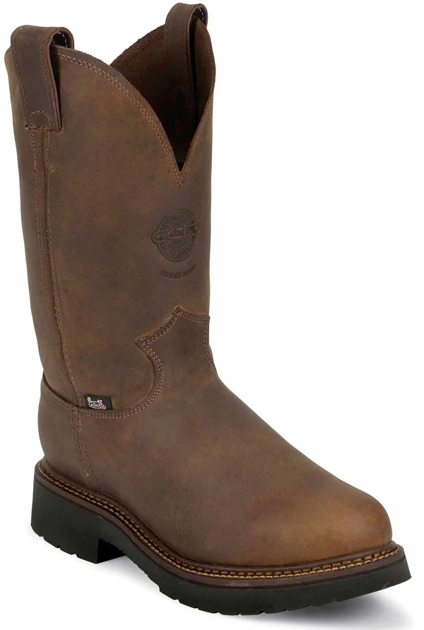 Justin Boots Men's J-Max Rugged Bay Gaucho Work Boots