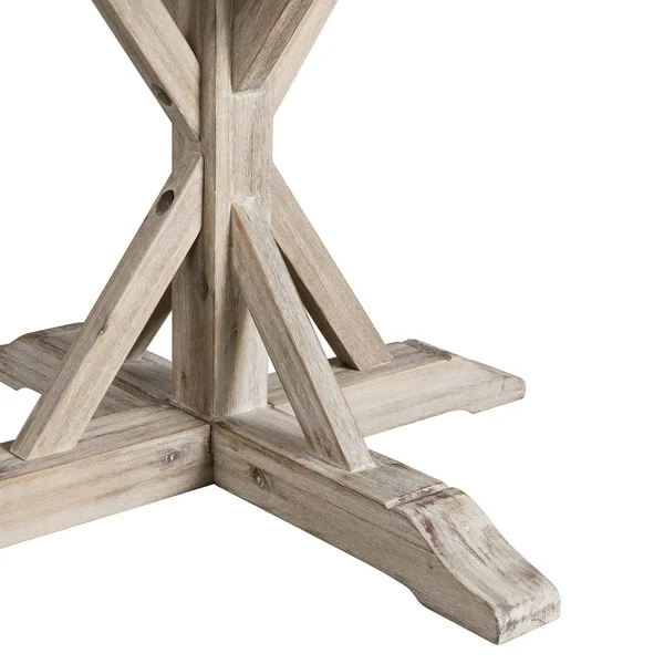 The Gray Barn Whistle Stop Round Standard Height Dining Table - Beach