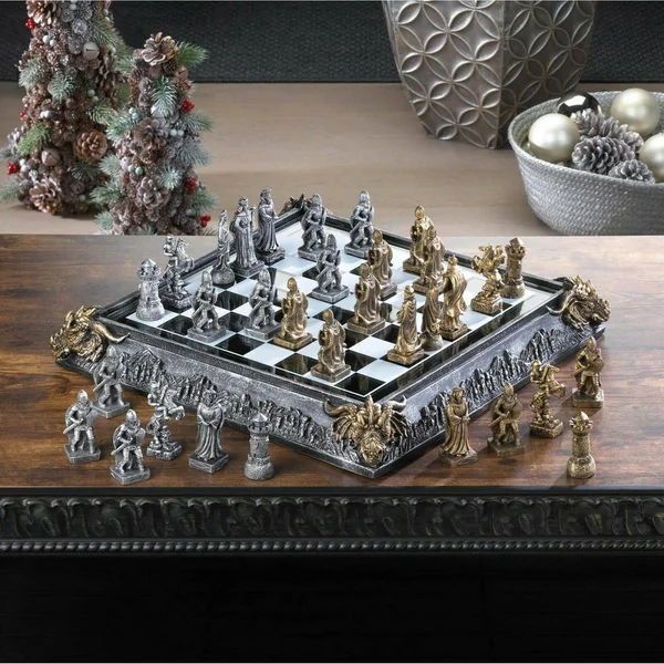 Medieval Knights Chess Game Set