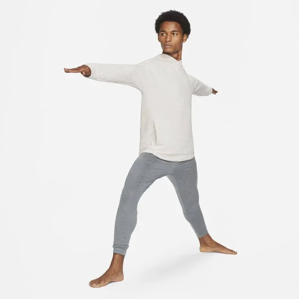 Nike Yoga Nomad Men's Pullover Hoodie in White - Size: 2XL, CZ2219-072