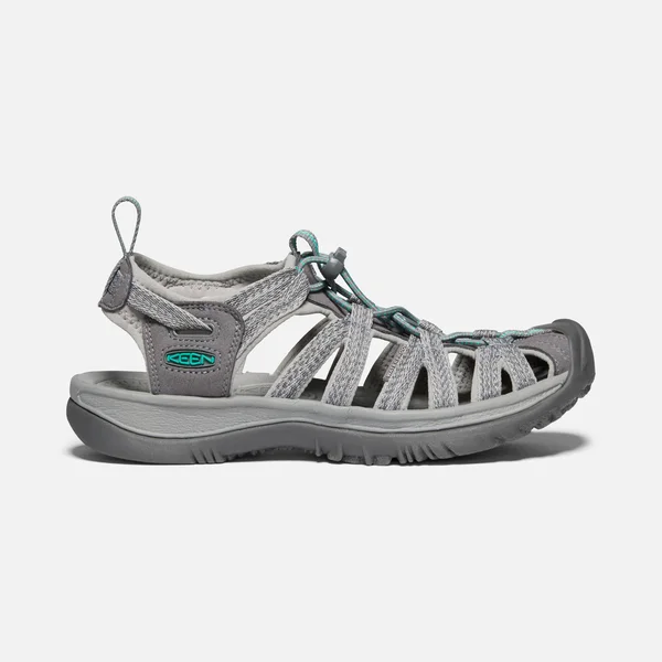 Keen Women's Whisper - Medium Grey - Peacock Green