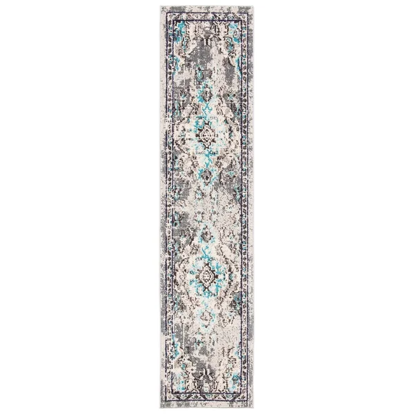5&3x22 x 7&6x22 Rectangular Area Rug - Teal, Safavieh