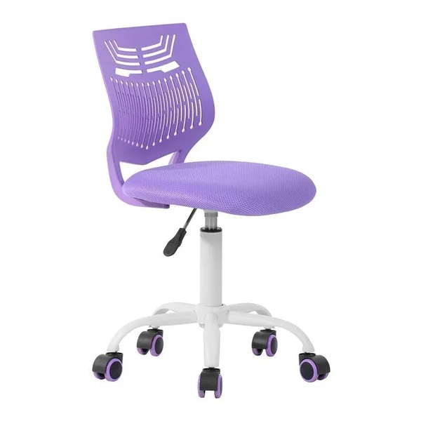 Plastic Task Chair/ Office Chair by AOOLIVE - Purple