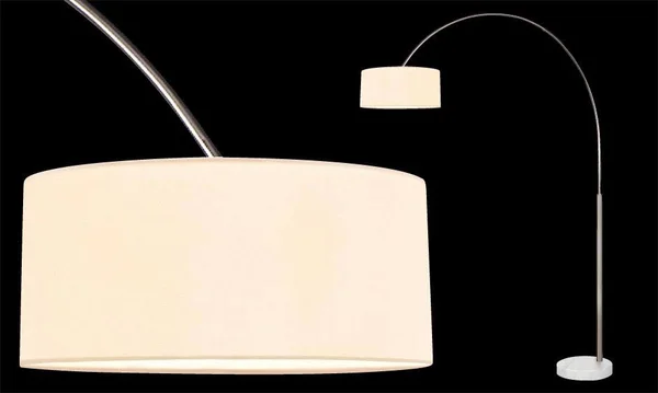 Sonneman 4097.13K - Arc Shade Floor Lamp - Satin Nickel