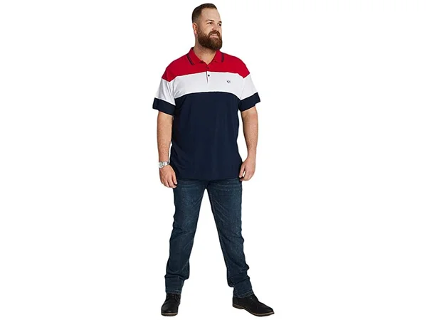 Johnny Bigg Big Tall Dangerfield Polo Men's Clothing Red : 4XL