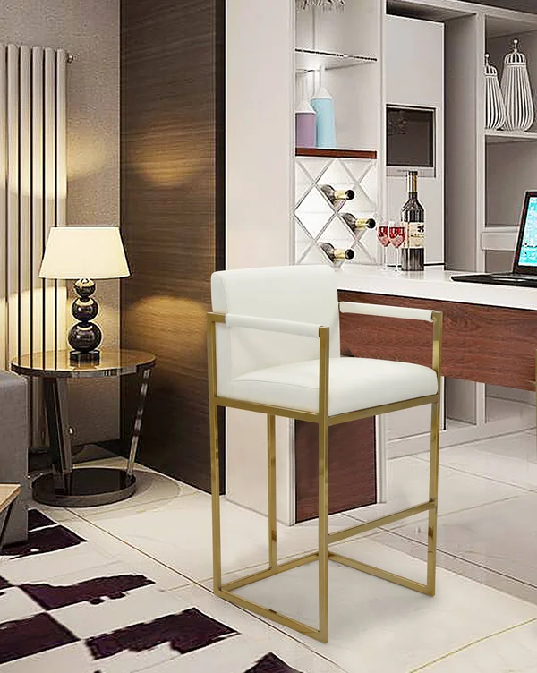 Chic Home Cream Quest Bar Stool