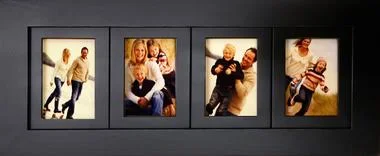 My Barnwood Frames - 4 Opening 4 x 6 Collage Picture Frames - Wood 4 Frame openings