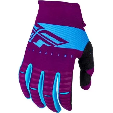 Fly Racing Kinetic Shield Youth Gloves - Size: One size, Purple
