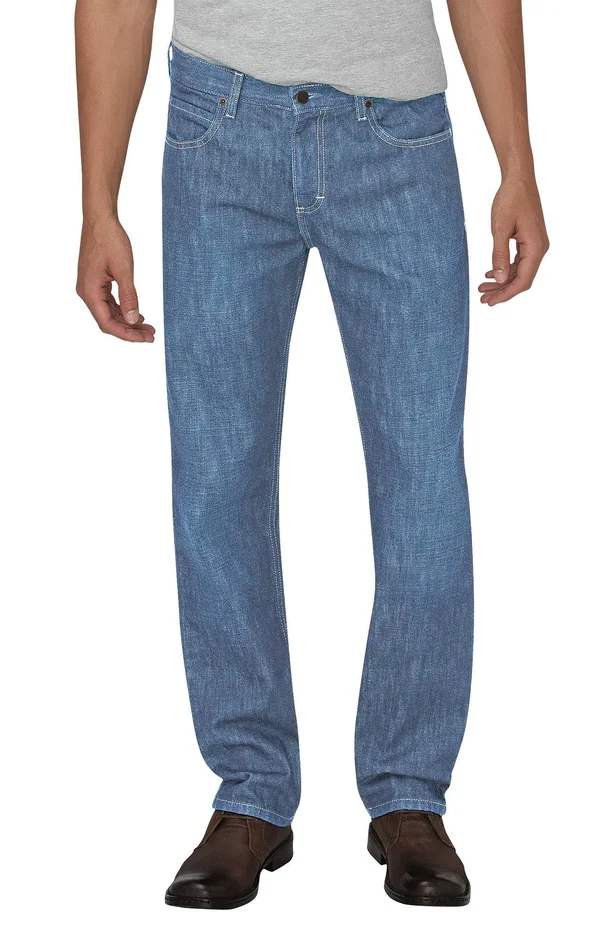 Dickies Men's X-Series Regular Fit Straight Leg 5-Pocket Denim Jean