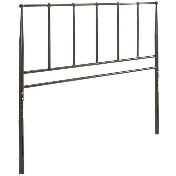Modway Kiana Queen Metal Stainless Steel Headboard - Gray