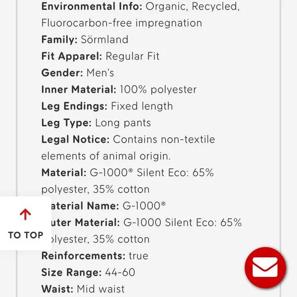 Fjallraven Sormland Tapered Winter Trousers Dark Olive 48 Men