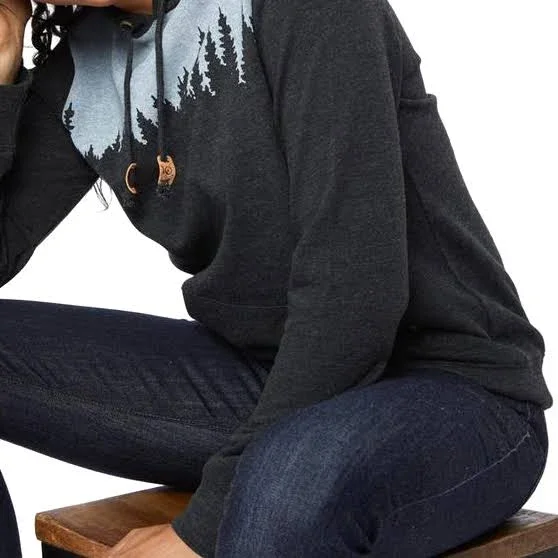 tentree Women's Juniper Hoodie - Small - Olive Night