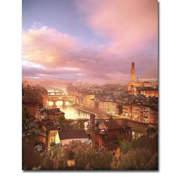 Florence by Alan Klug Gallery Wrapped Canvas Giclee Art