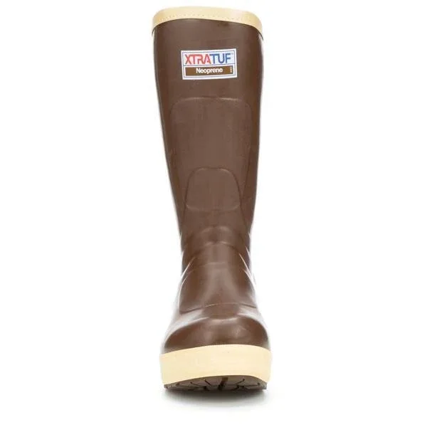 Xtratuf Legacy Mens 2.0 - 15 inch Tan Plain Toe Insulated Fishing Boots - Size 10, Men's, Brown