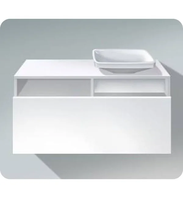 Duravit DS6784L2243 DuraStyle Vanity Unit Wall-Mounted, in White High Gloos Lacquer