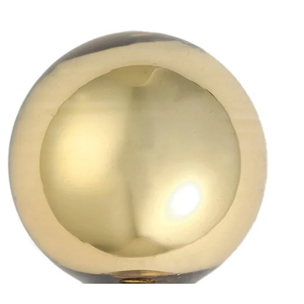 40ct Shiny Antique Gold Glass Ball Christmas Ornaments 1.5 inch (40mm)