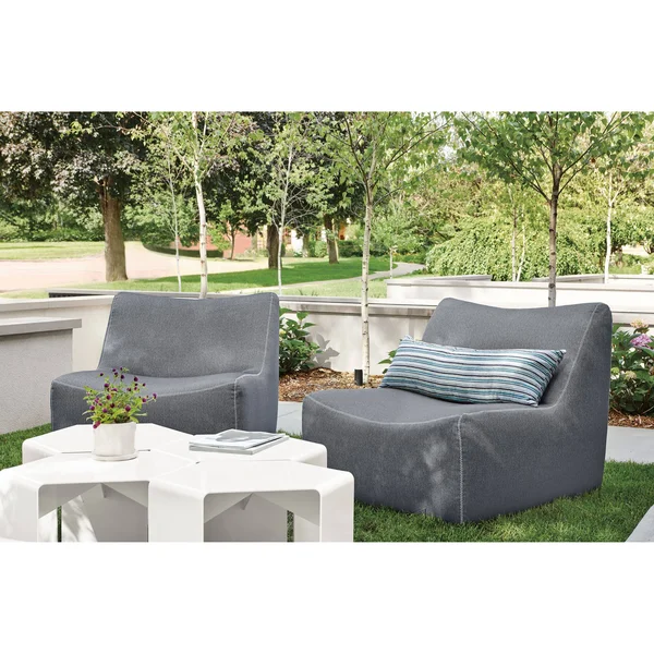 Room & Board, Modern Cell Outdoor Side Table 21D 21W 16h in Mineral
