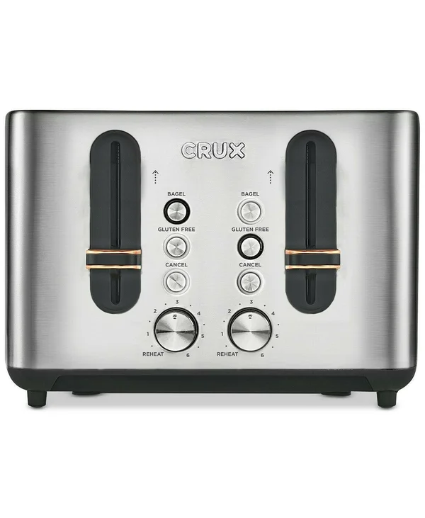 Crux Crx14545 4-Slice Toaster
