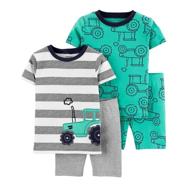 Toddler Boy Carter&s 4 Piece Pajama Set, Boy's, Size: 2T, Tractor