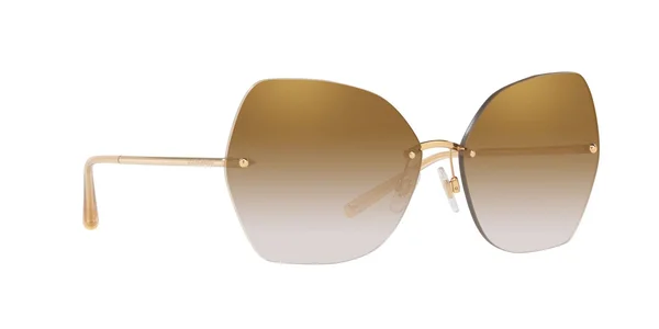 Dolce & Gabbana DG2204 Sunglasses, 64-14-140, 02/6E Gold
