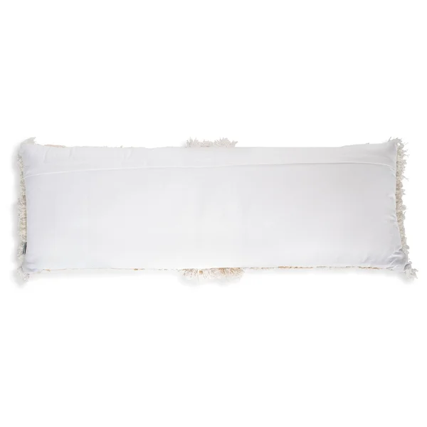Navia Large Throw Pillow in Off White - Poly & Bark