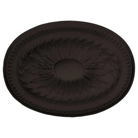 18 1/2x22W x 13 1/2x22H x 1 7/8x22P Saverne Ceiling Medallion, Hand-Painted Stone Hearth