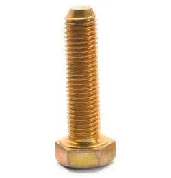 3/4 inch-10 x 7 1/2 inch (PT) Coarse Thread Grade 8 Hex Cap Screw (Bolt) - USA Alloy Steel Yellow Zinc Plated Pk 17