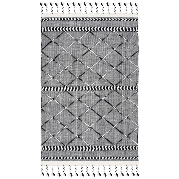 Safavieh Casablanca Rug Collection CSB575F - Grey - Ivory - 3' x 5'