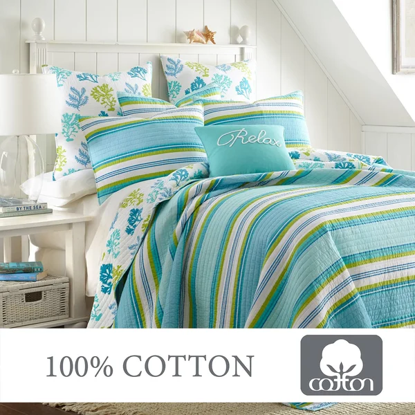 Levtex Home Cozumel Reversible Full/Queen Quilt Set
