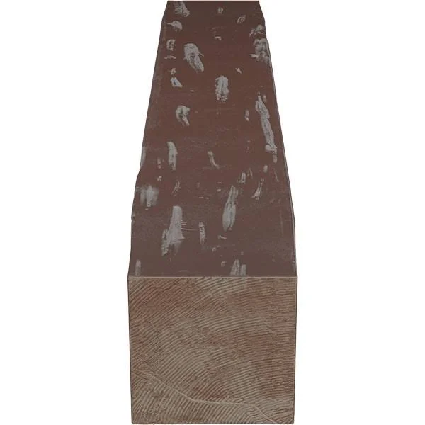 Ekena Millwork MANUPC08X12X60AE 8x22H x 12x22D x 60x22W Pecky Cypress Faux Wood Fireplace Mantel, Aged Pecan