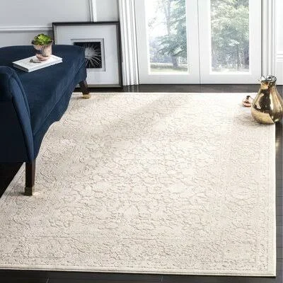 Oxon Hill Power Loom Beige/Cream Rug Ophelia & Co. Rug Size: Rectangle 6& x 9&