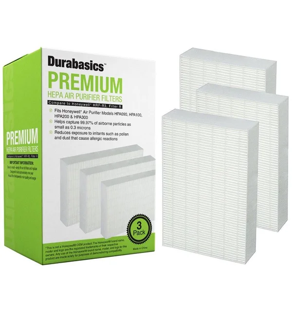 Durabasics Compatible HEPA Filter R - 3 Pack, Replacement for Honeywell Filter R