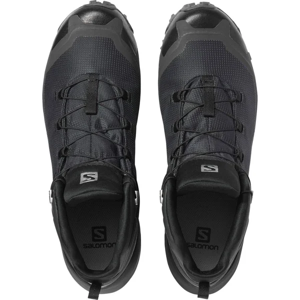 Salomon Men's Cross Hike Mid GTX Boot - 10.5 - Phantom, Black, Ebony
