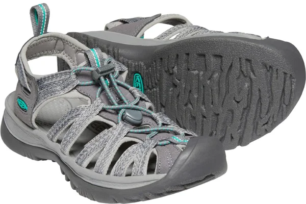 Keen Women's Whisper - Medium Grey - Peacock Green