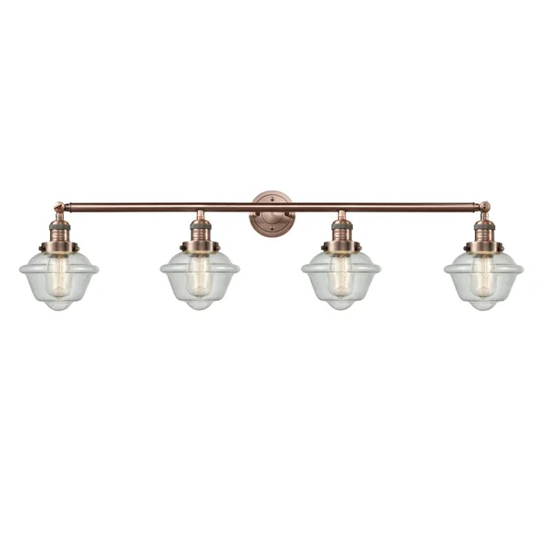 Innovations Lighting 215-AC-G534 Small Oxford - 4 Light Bath Vanity