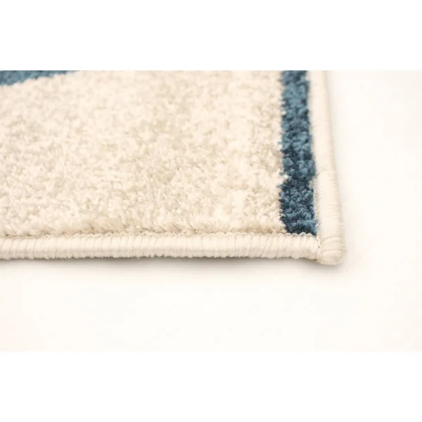 ECARPETGALLERY Modern Living Room Area Rug - 3&11 inch x 5&7 inch, Grey-Dark Brown, Ana, Size: 3&11 x 5&7